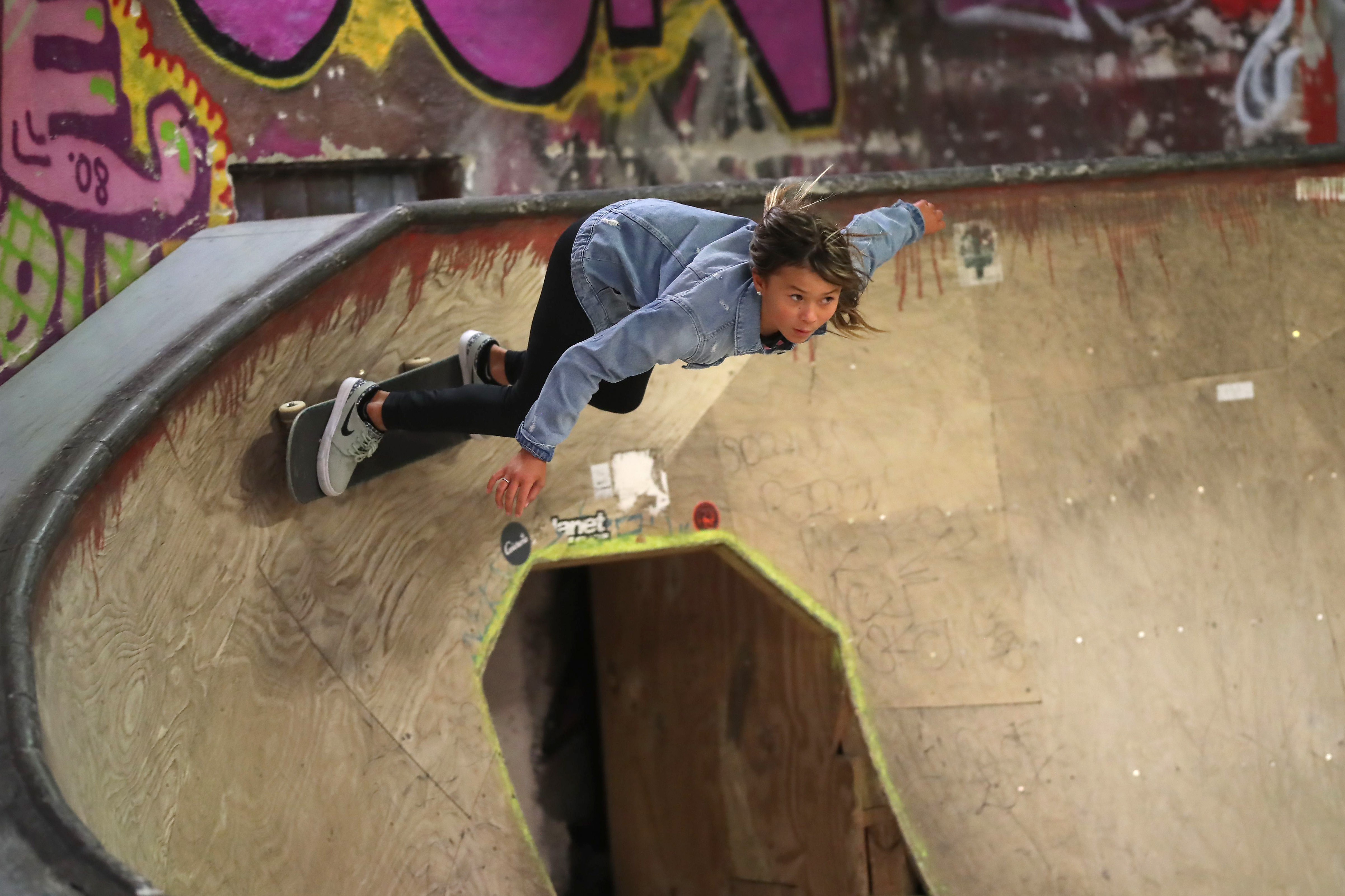 Skateboarder Sky Brown, 11, hospitalized after horror fall