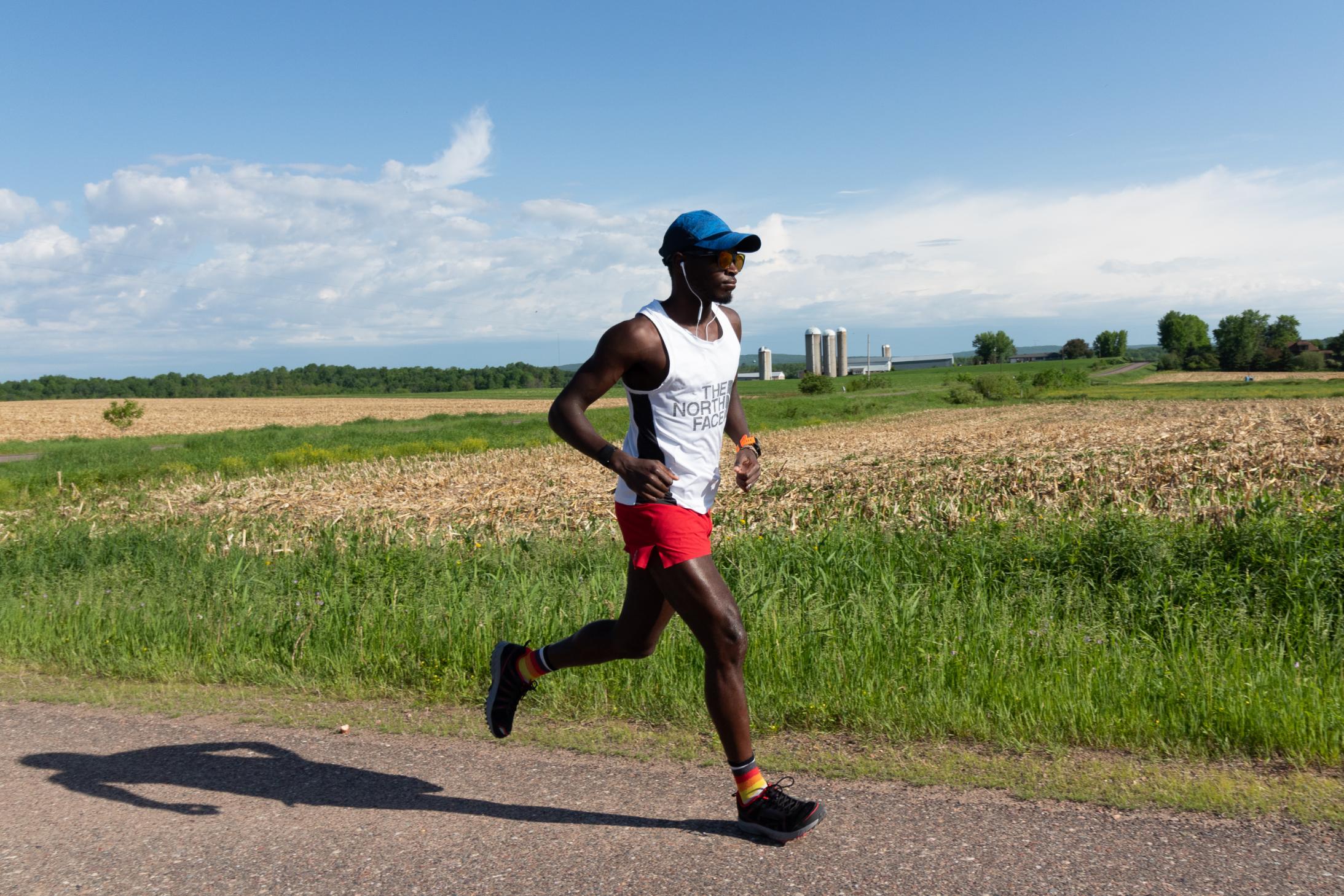 Ultrarunner Coree Woltering runs almost 1,200 miles in record time, fueled by fast food and heavy metal