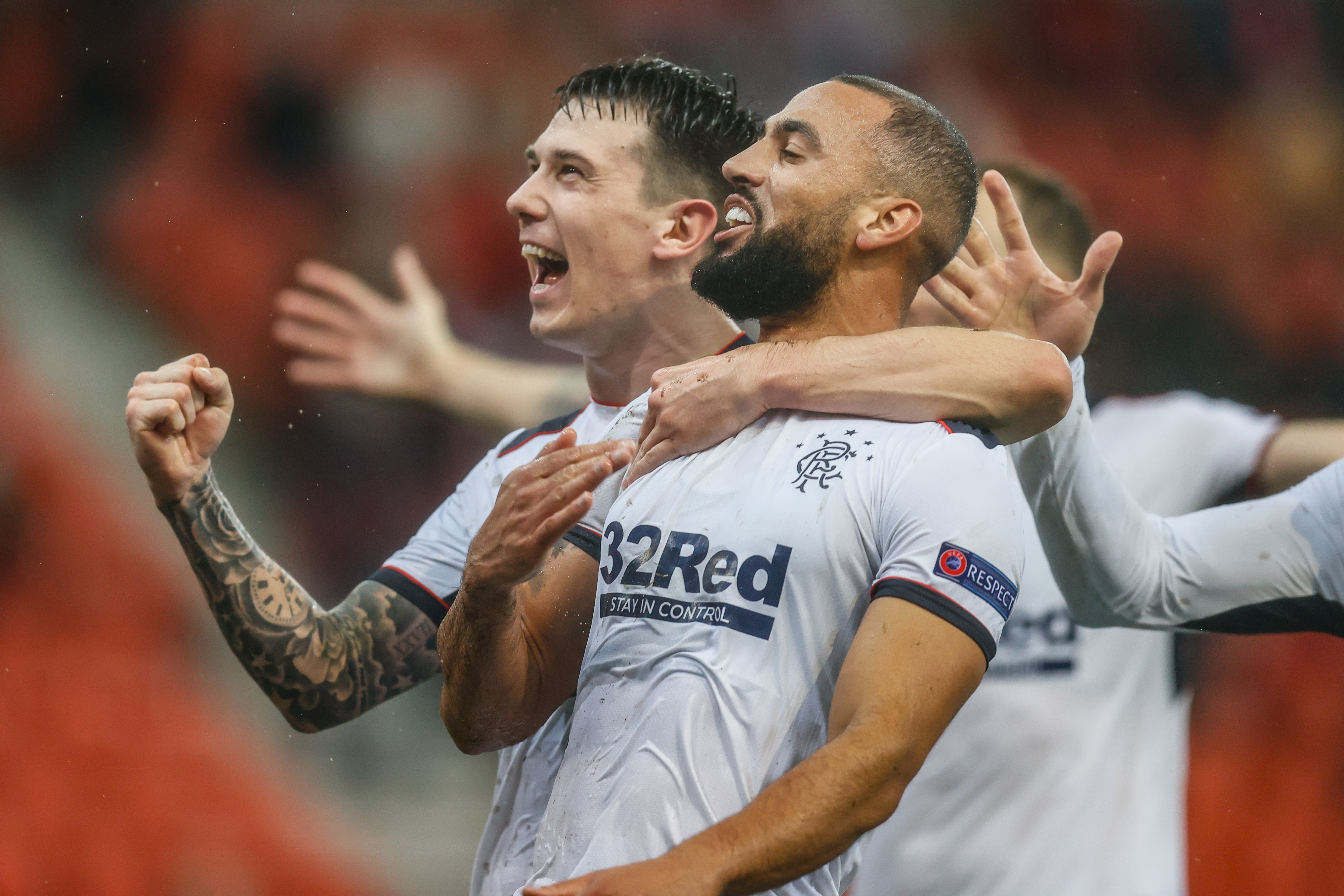 'The best goal I have ever seen live': Rangers striker Kemar Roofe scores miraculous effort from own half