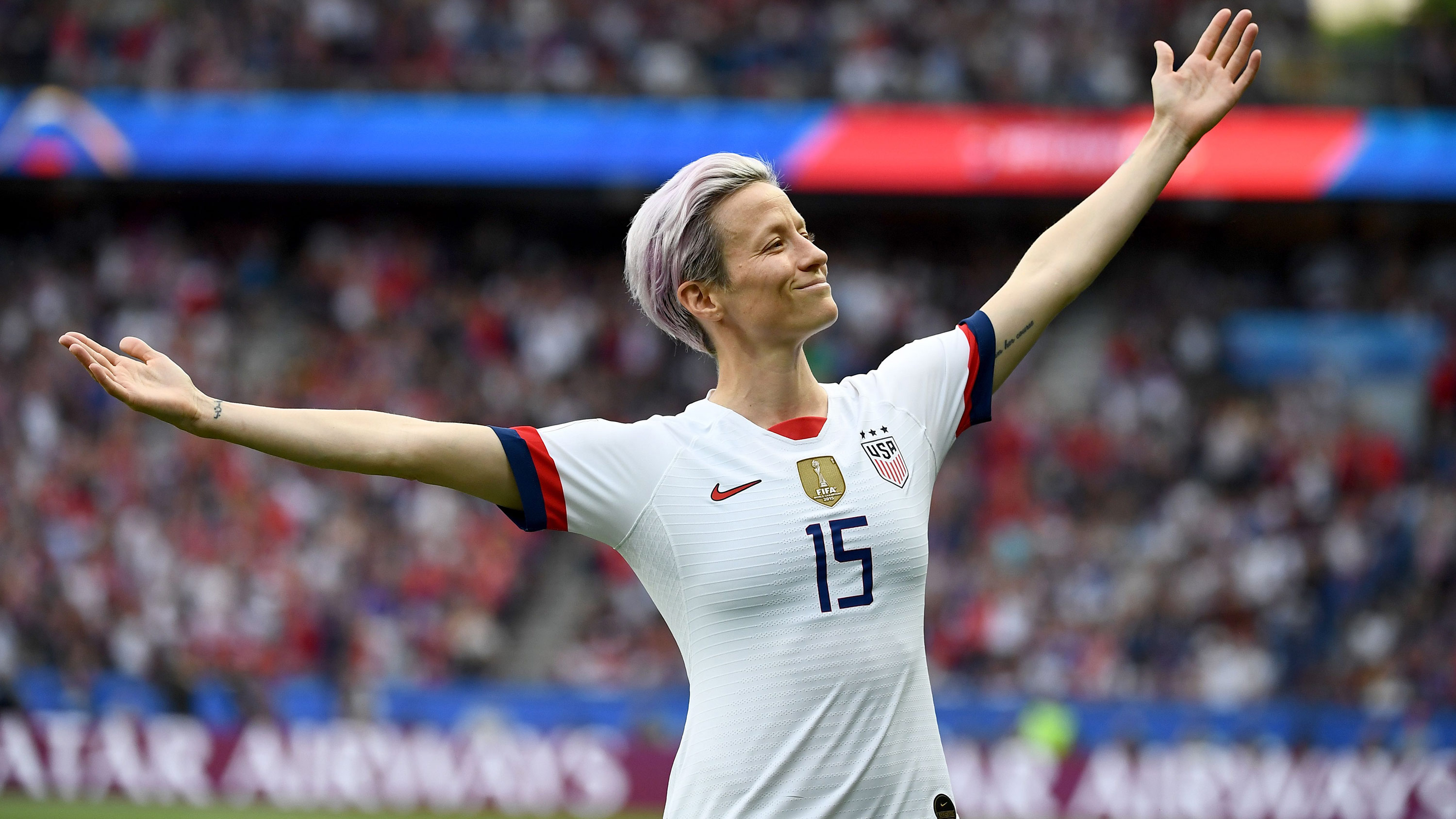 Megan Rapinoe says 'we all have a responsibility to make the world a better place'