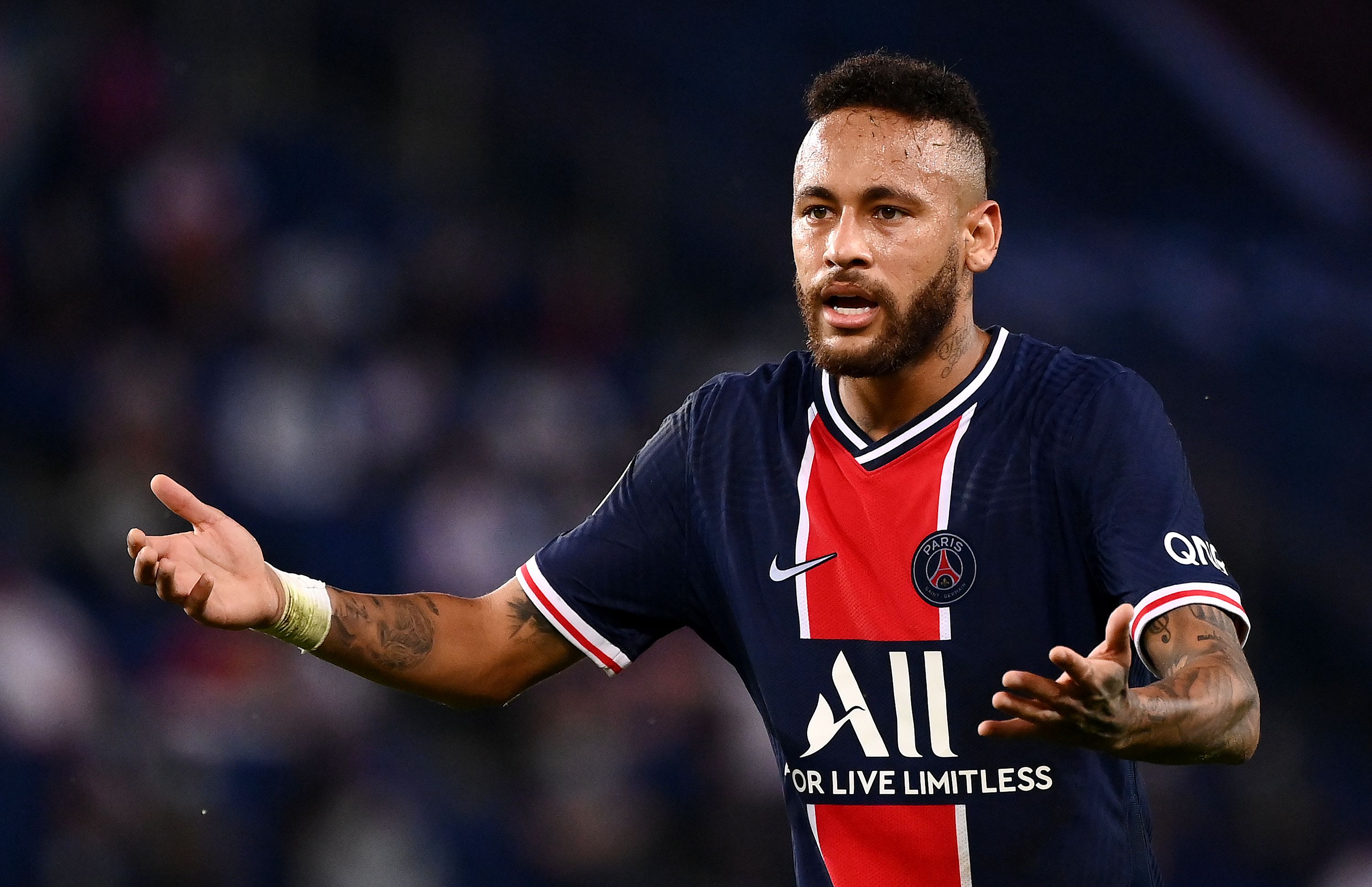 Neymar handed two-match ban for red card as investigation is launched after his racism allegation