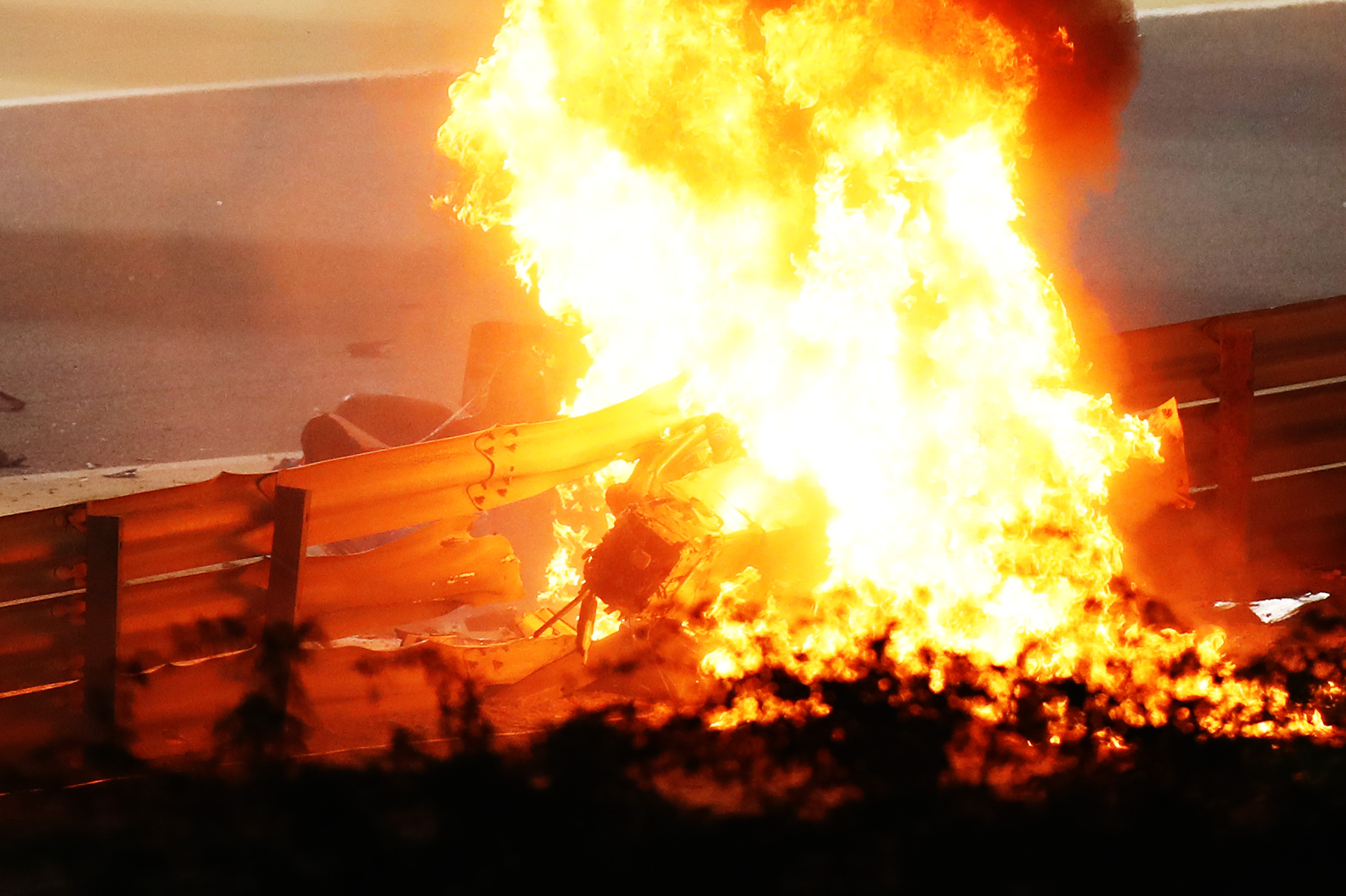 Romain Grosjean says he 'saw death coming' after horror crash as he leaves hospital