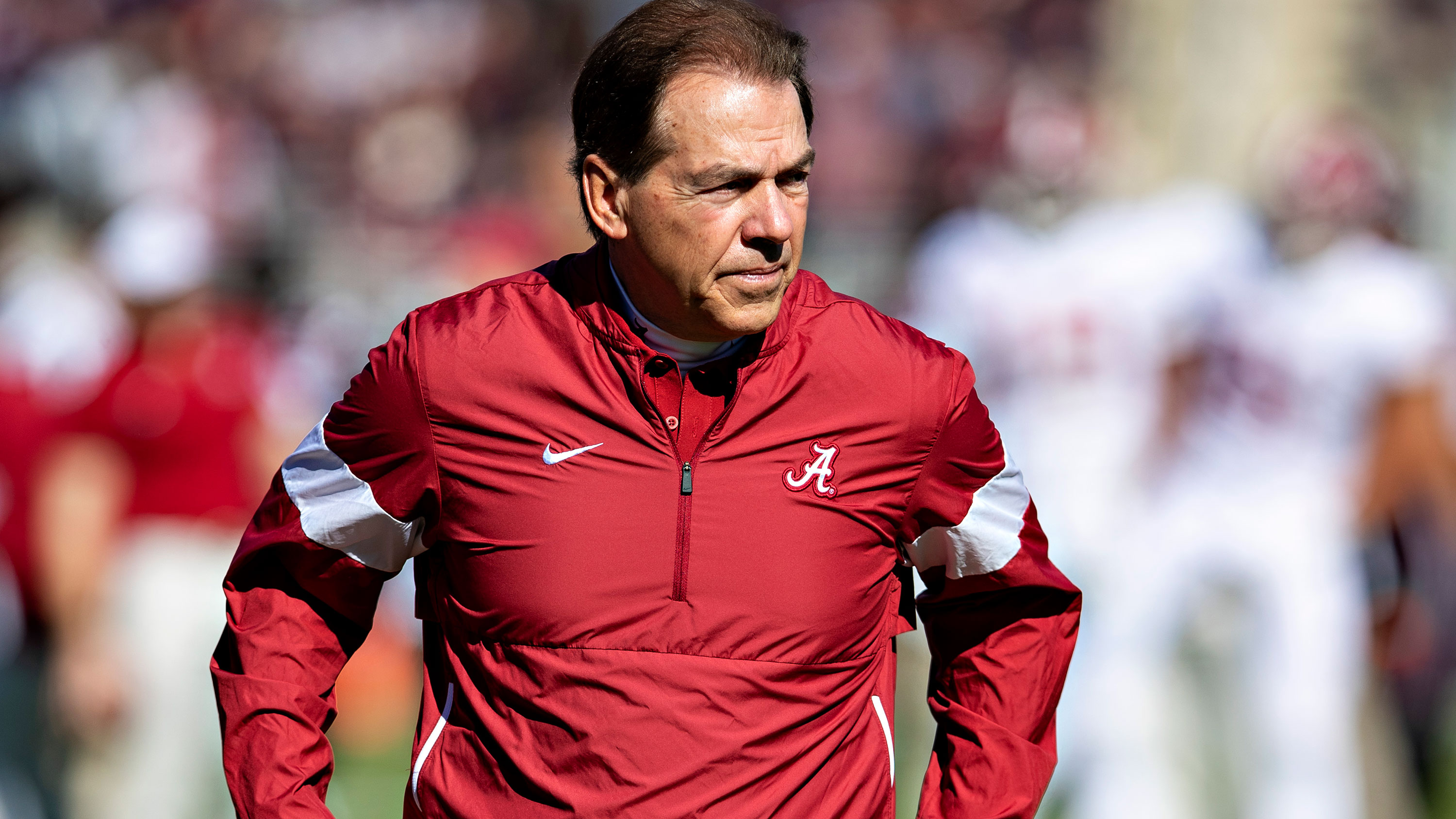 Alabama football coach Nick Saban will take the field after testing negative for coronavirus three times
