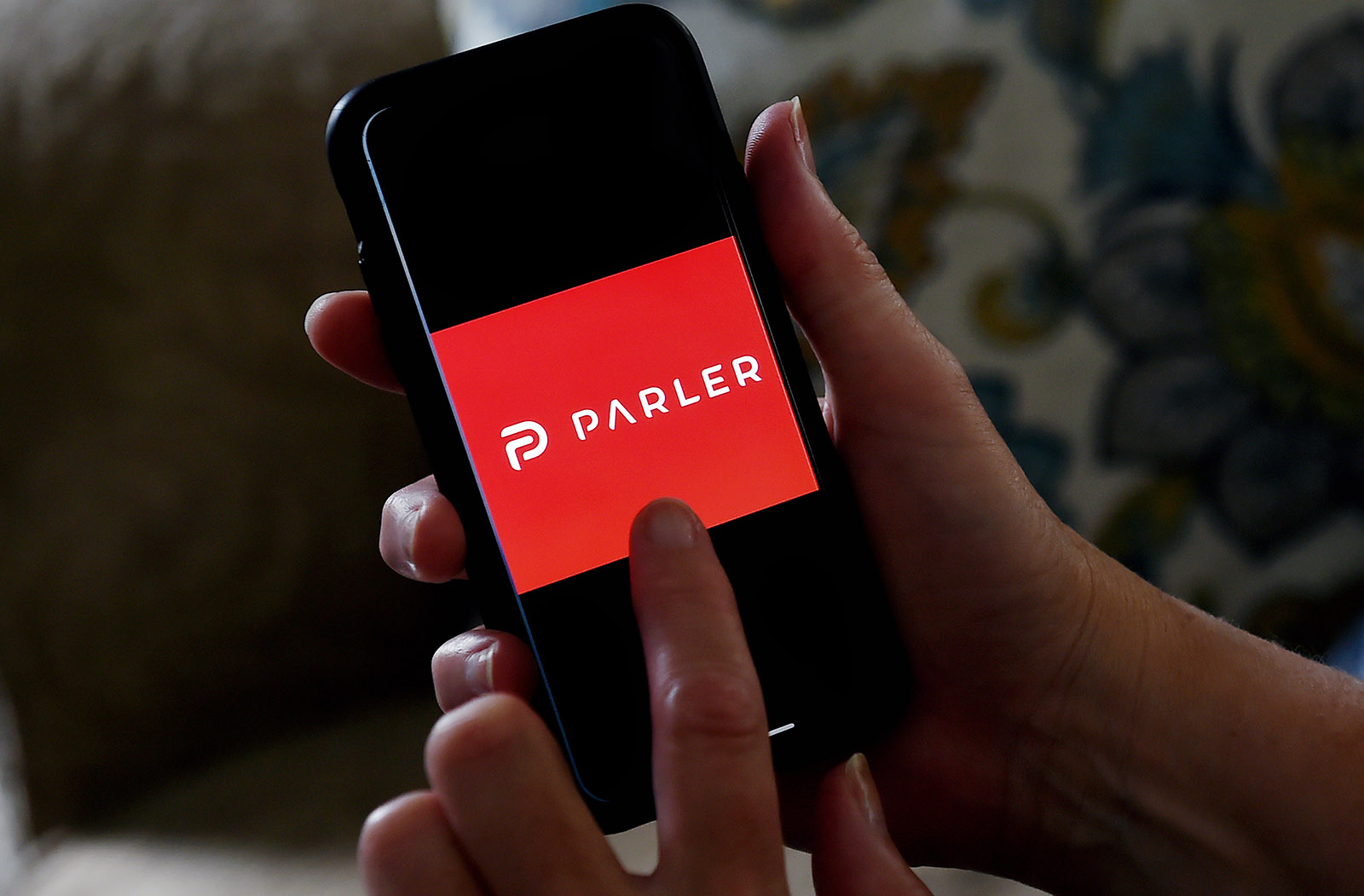 Parler's website shows signs of life with a brief message to 'lovers and haters'