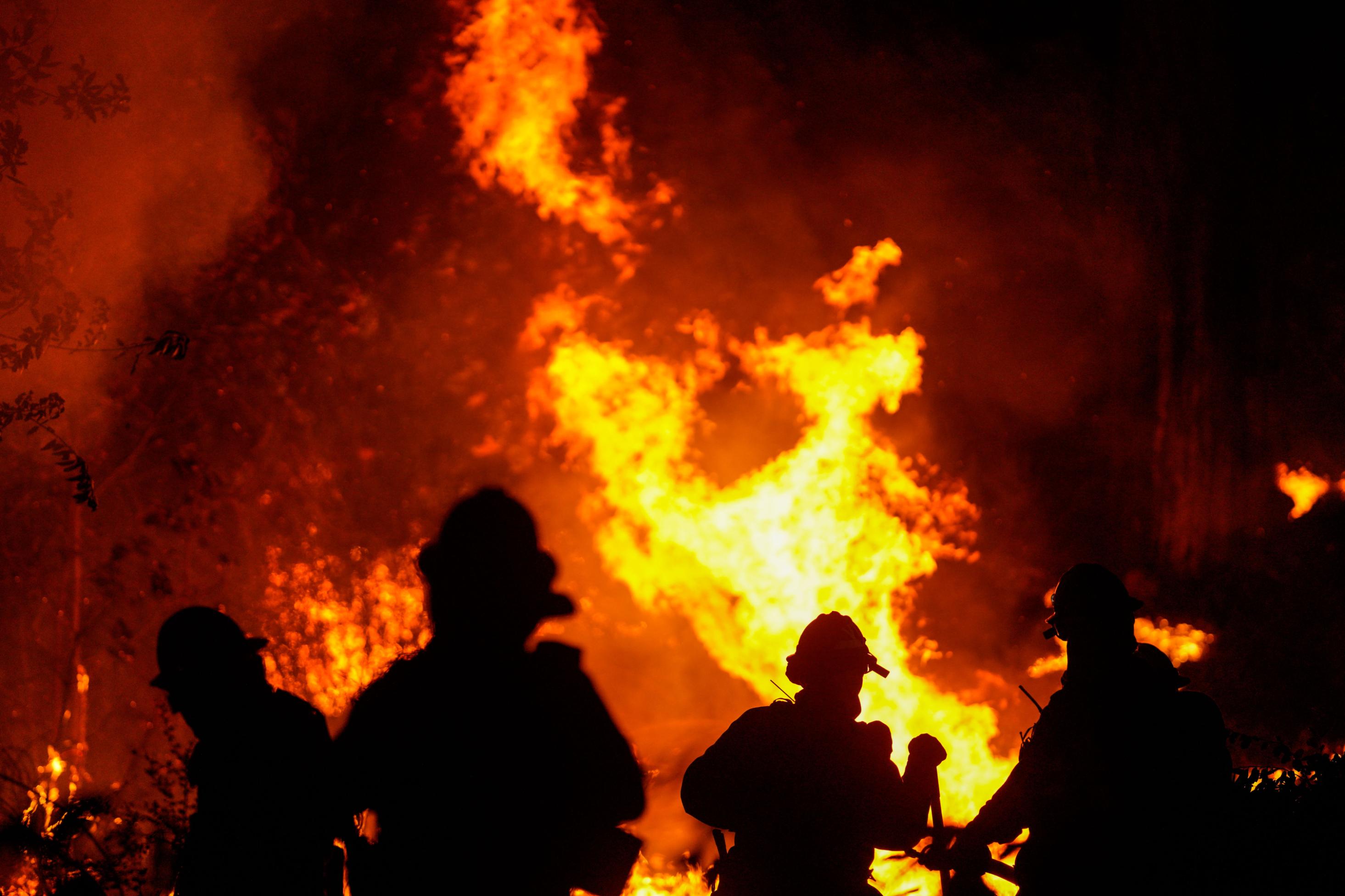 Fierce Diablo winds and strongest fire weather this season force power cuts to some 361,000 customers in Northern California