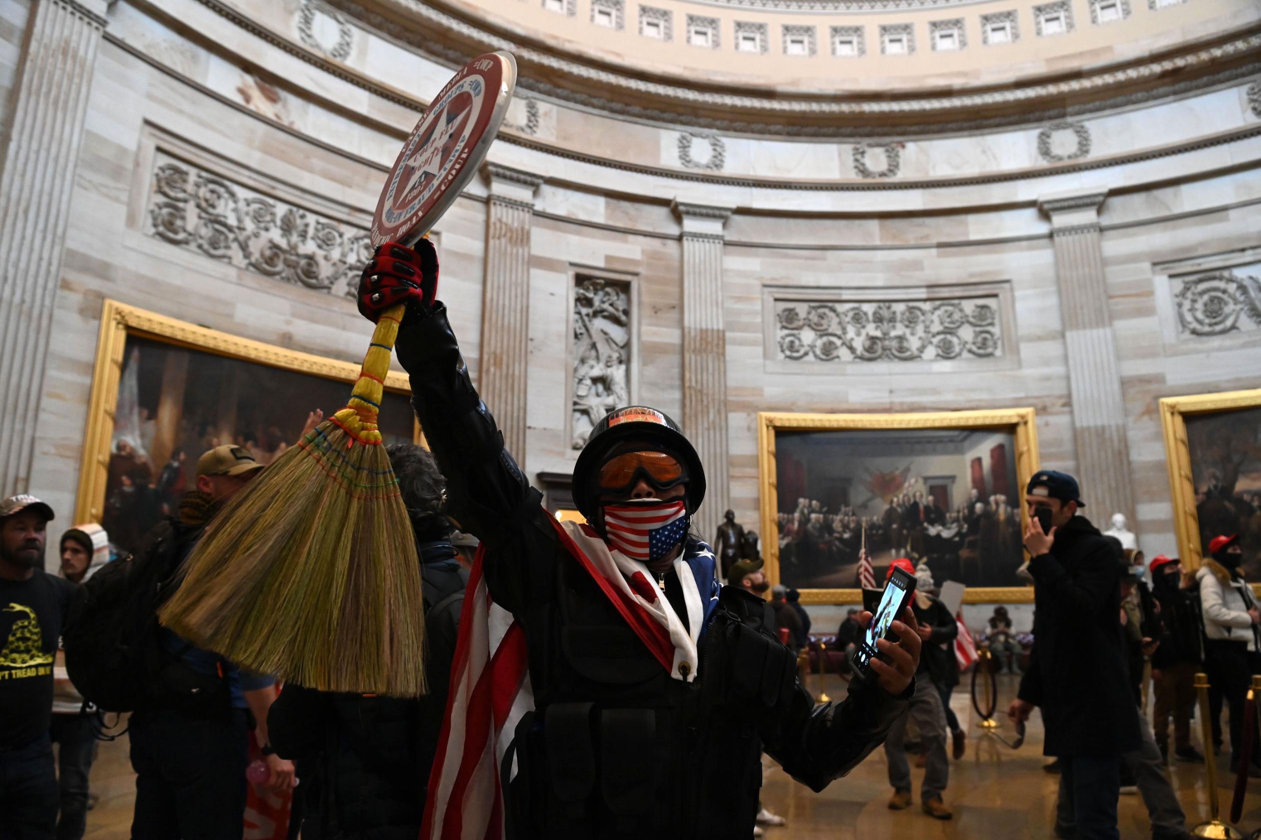 The son of Captain America’s co-creator says Capitol Hill rioters misrepresented the superhero
