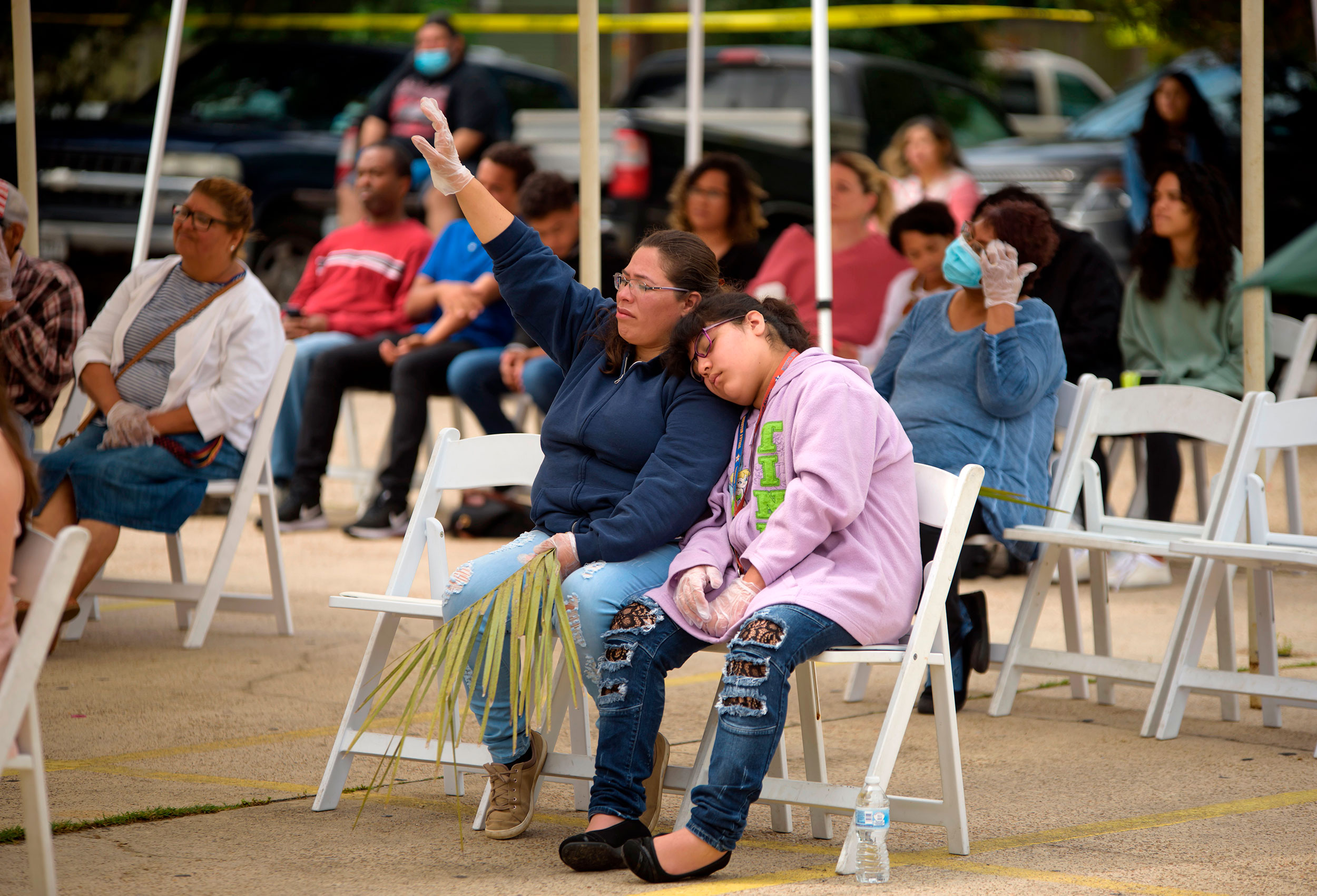 Churches hold Palm Sunday services despite state bans on gatherings