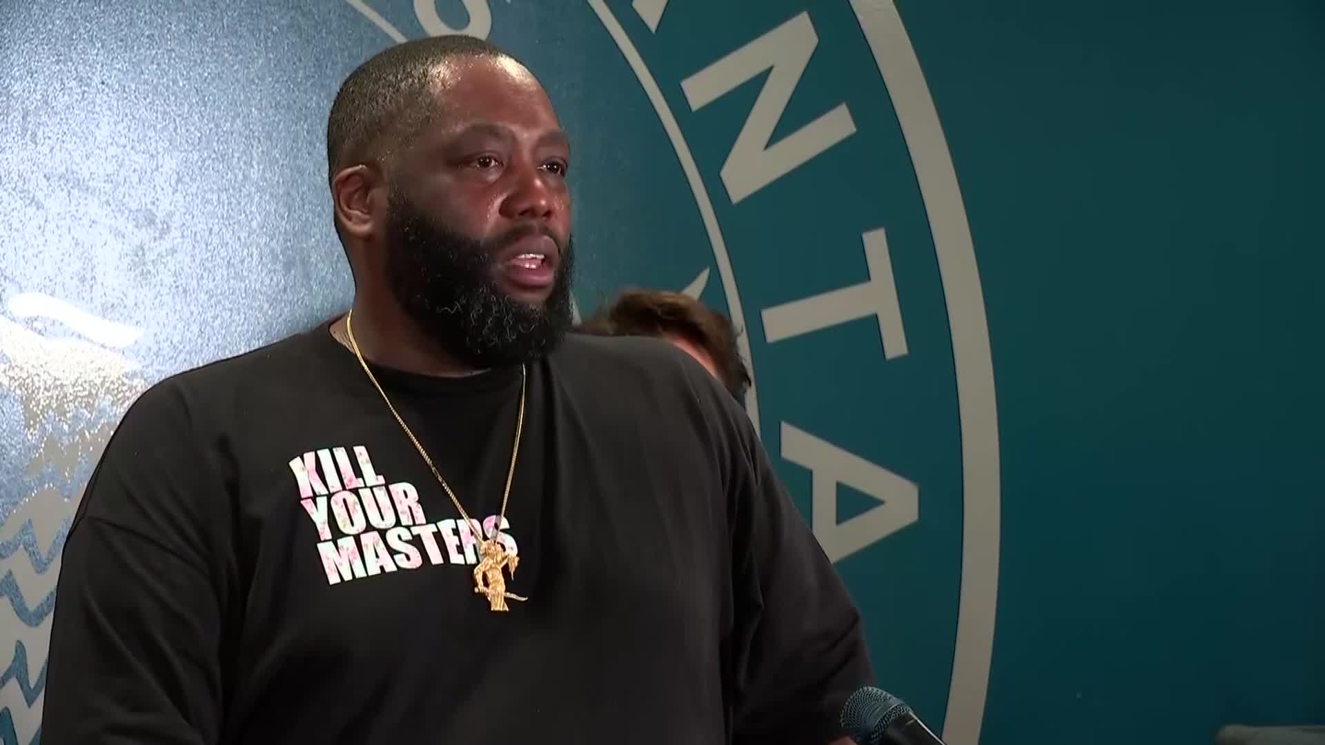 Killer Mike urges Atlanta protesters ‘not to burn your own house down’ in emotional plea