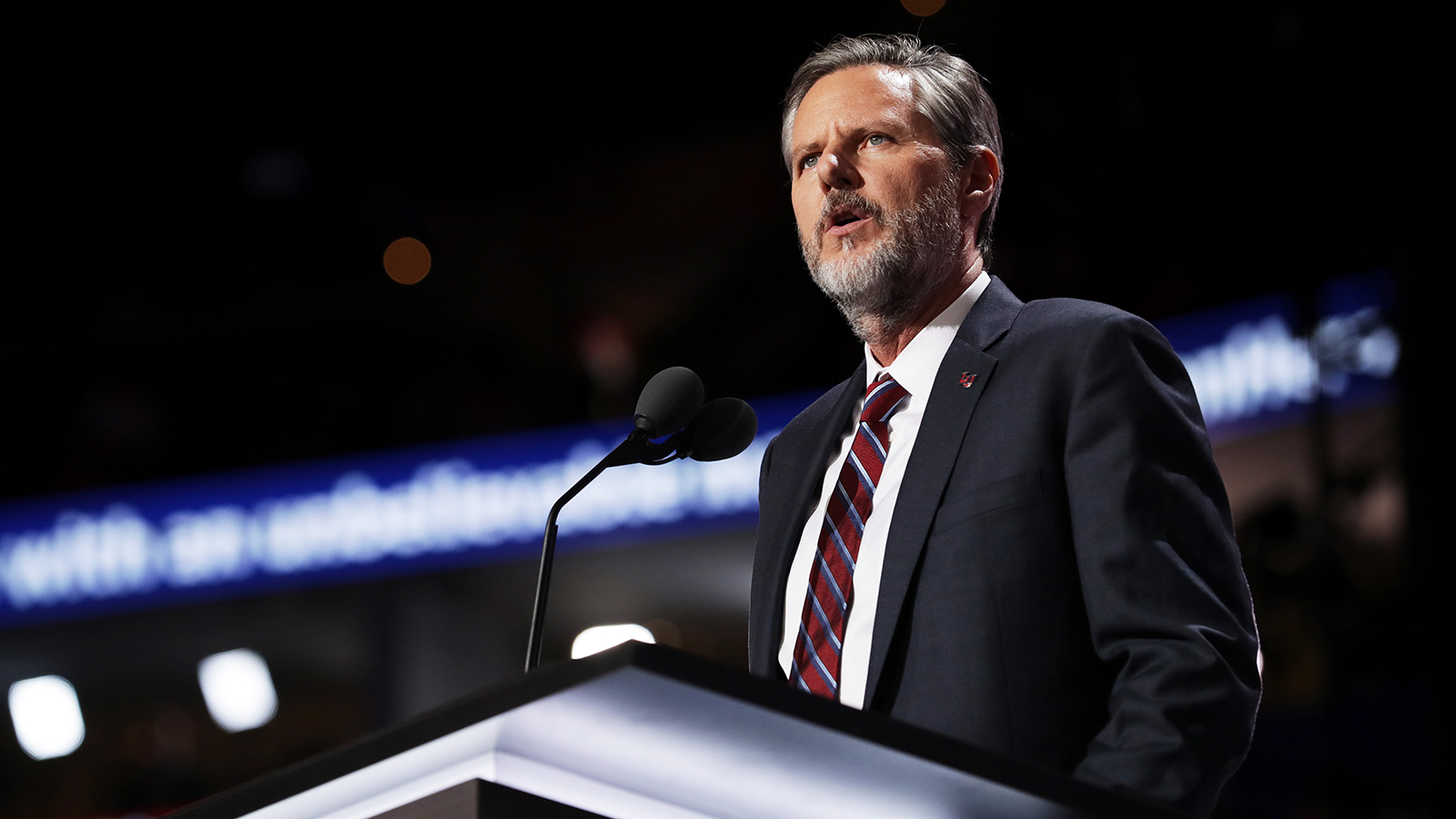 Liberty University has announced an interim president after Jerry Falwell's leave of absence