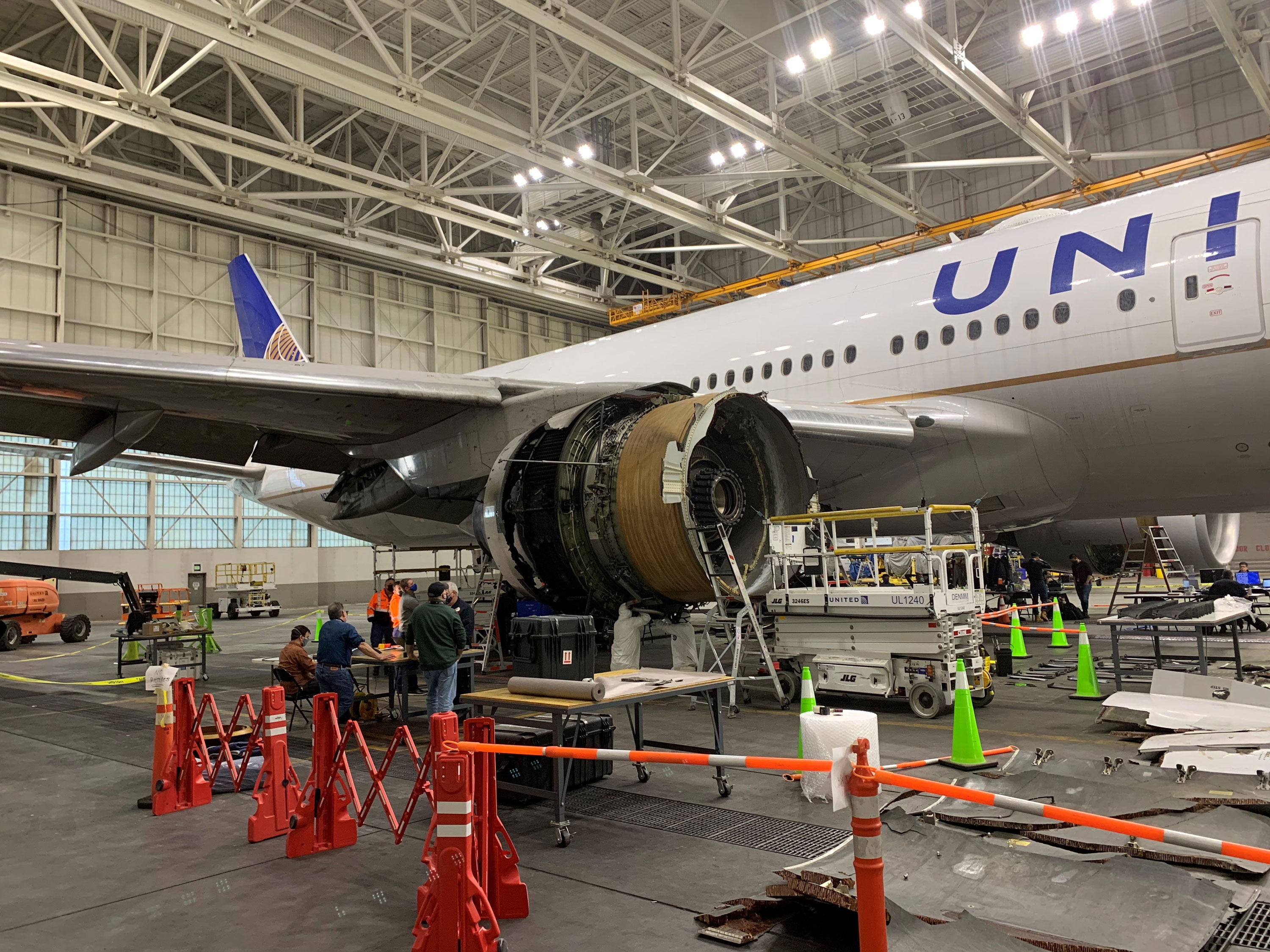 Engine failed on United Airlines flight after pilots increased power, NTSB report says