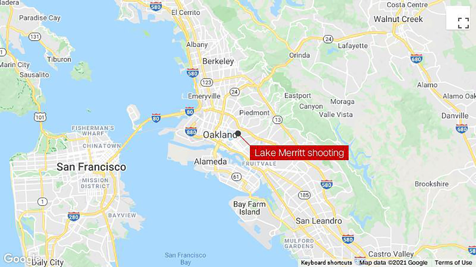 1 person is killed and at least 5 are wounded in an Oakland, CA, shooting, police say