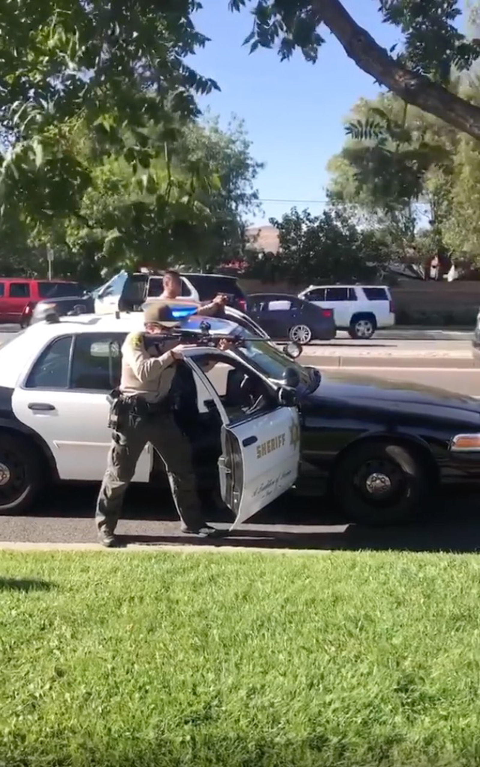 When three teens were allegedly threatened by an armed man, the responding officers turned their guns on them, mother says