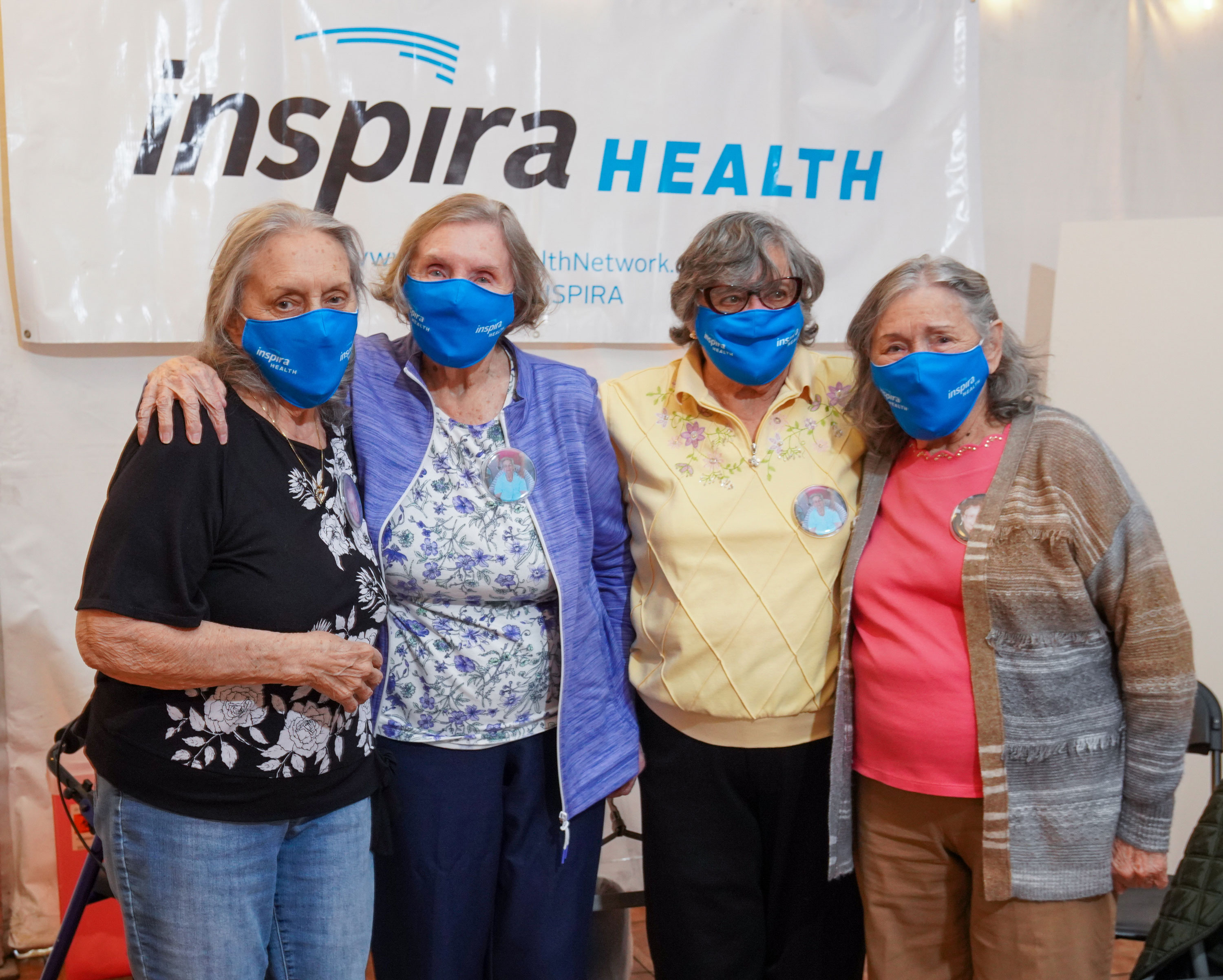 Four sisters in their 80s and 90s reunited to get their Covid-19 vaccines together