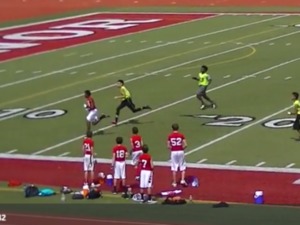 Coach Brett M. action photo