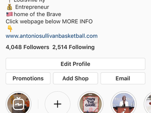 Antonio Sullivan action photo