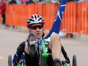 Mike Sanders action photo