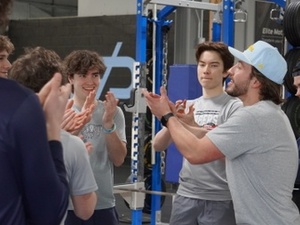 Chuck P. action photo