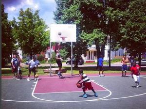 Coach G. action photo