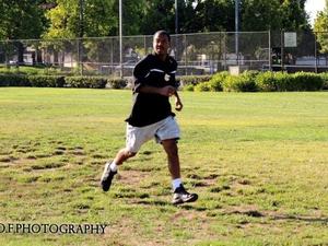 Raymond R. action photo