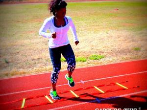 Melanie C. action photo