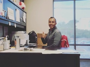 Enrique F. action photo