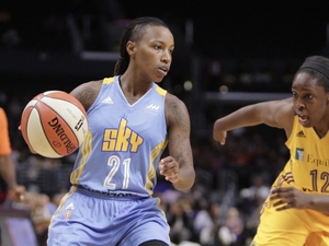 Jamierra Faulkner action photo