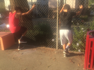 Deundrae P. action photo