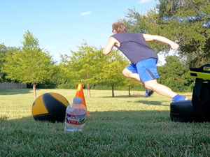 Joel O. action photo