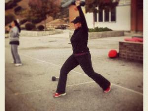 Kathleen K. action photo