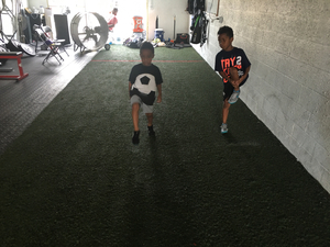 Coach Fred F. action photo