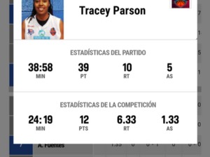 Tracey P. action photo