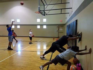 Coach Omar L. action photo