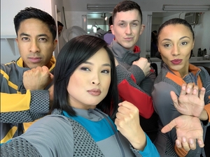 Tiffani G. action photo