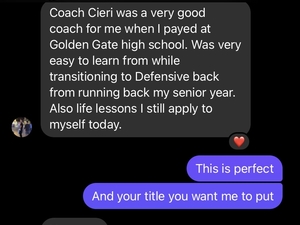 Kenneth Cieri action photo