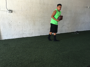 Coach Fred F. action photo