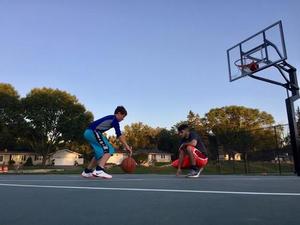 Aaron Z. action photo