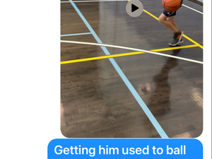 Ralph Sanders action photo