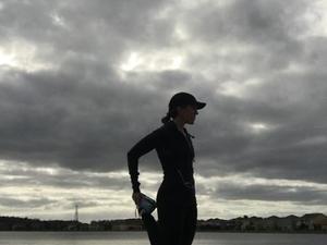 Ashley G. action photo