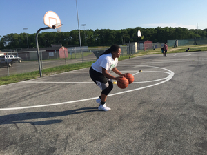 Deborah T. action photo