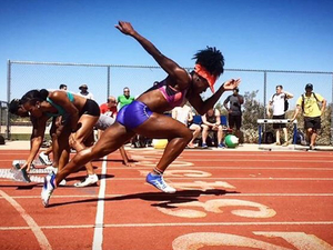 Dominique B. action photo