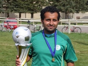 Ayman A. action photo