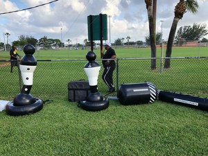 Coach Fred F. action photo