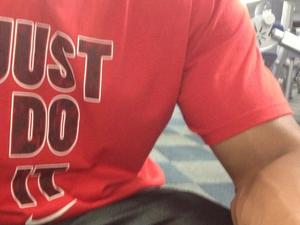 Michael S. action photo