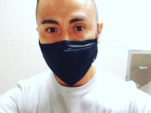 Enrique F. action photo
