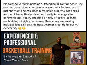 Reuben B. action photo