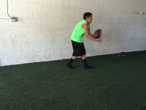 Coach Fred F. action photo