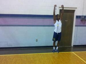 Larry B. action photo