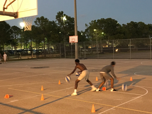 Coach Omar L. action photo