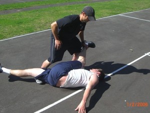 James S. action photo