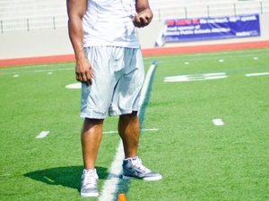 Tramaine J. action photo